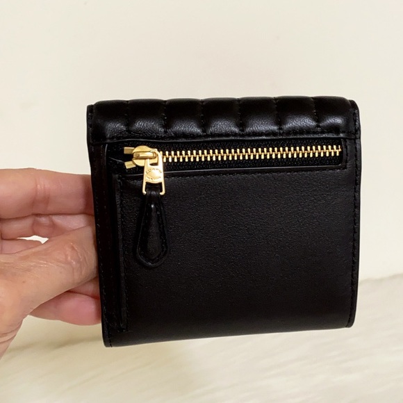 New💃Coach Small Wallet With Linear Quilting - Picture 3 of 5